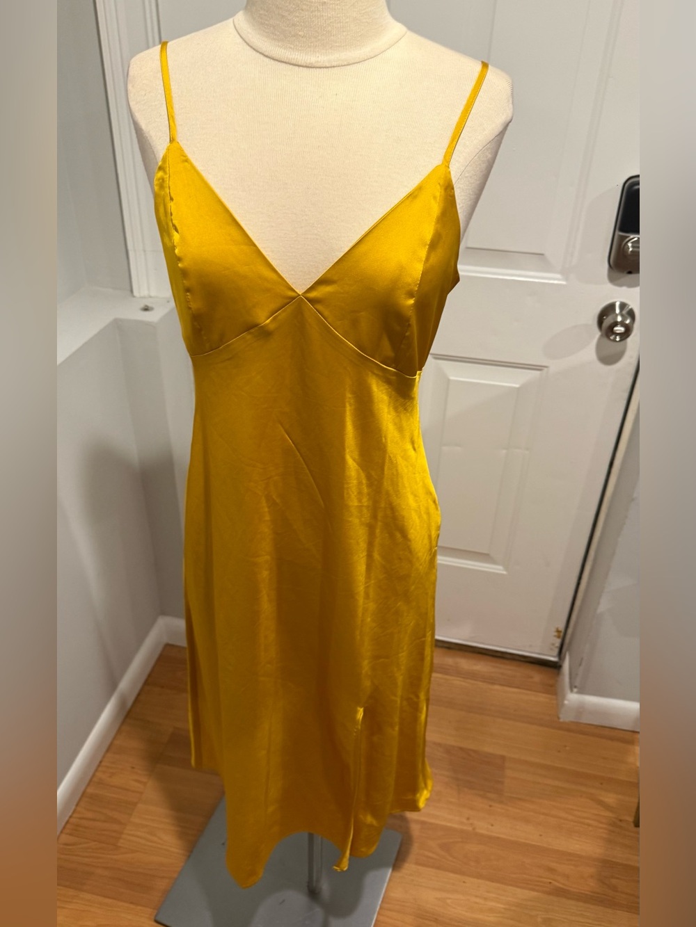 Forever 21 Yellow Spaghetti Strap Slip Dress (51)